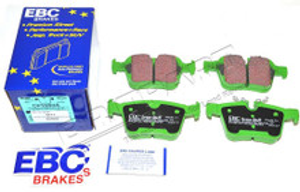 DA4904 - Rear Brake Pads - EBC Green Stuff - For Discovery Sport and Range Rover Evoque Mk 1 - Corresponds to LR061385 (for Standard Brake System)