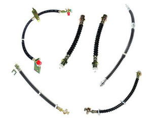 LRC9945 - Full Vehicle Brake Hose Set for Land Rover Discovery 2 - Aftermarket or OEM options available