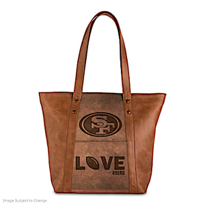 I Love My NFL Team Tote Bag 49ers