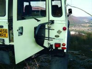 BA132 - Swingaway Spare Wheel Carrier - Will Fit Series Vehicles and Defender Upto 2002 - IN STOCK