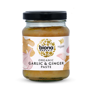 Organic Garlic & Ginger Paste (Biona) 130g