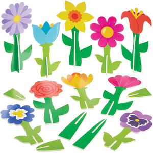3D Staande Bloemen 