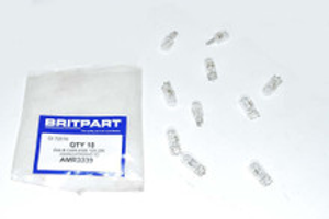 AMR3339 - 2w Capless Bulb for Multiple Uses on Land Rover Defender - Gauge Bulb - Priced Individually