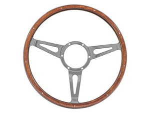 53SPCW - Mountney Light Wood Rim 15" Steering Wheel for Land Rover Defender