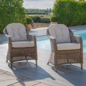 Maze - Pair of Winchester Heritage Rattan Dining Chairs