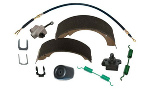 LRC10016 - Full Handbrake Shoe and Refurb Kit - RHD - Land Rover Defender up to 94 