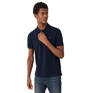 Crew Clothing Mens Classic Pique Short Sleeve Polo Shirt - 2XL / Heritage Dark Navy