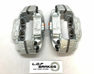 LRC2352 - Defender Front Vented Calipers - Fitted With Stainless Steel Pistons by LOF - Comes as an Axle Set - Pair of Calipers