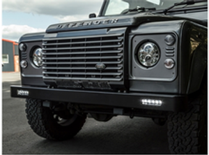 DA8600 - Bumper With Integrated Ring LED Lights for Land Rover Defender