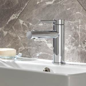 Milano Otto - Modern Mono Basin Mixer Tap - Chrome