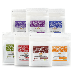 Organic Coffee Bean Taster Pack 7x250g
