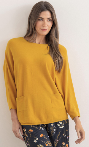 Batwing Jumper - Mustard