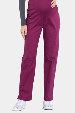 Cherokee Originals Women’s Maternity Scrub Trousers, Wine