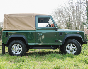 EXT202-30 - Soft Top Conversion Heavy Duty Roll Cage and Canvas Hood Kit for Land Rover Defender 90 - By Exmoor Trim