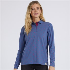 Lagooners Womens Meadow Polo Shirt Blue