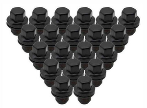 LR173842BX - Wheel Nut - Satin Black X 20