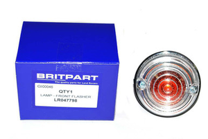 LR047798 - Clear Indicator Lamp for Defender from 1994 Onwards (Comes with Bulb Holder)