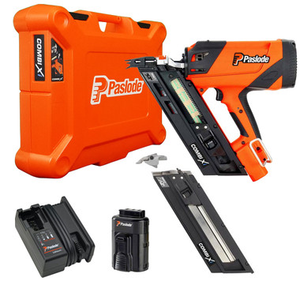 Paslode 014012 COMBI Xi 2-in-1 Cordless Strip Nailer with 2x Magazines and 1x 2.1Ah Battery