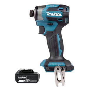 Makita DTD173Z 18V LXT Cordless Brushless 1/4" 180 Nm Impact Driver With 1 x 5.0Ah Battery