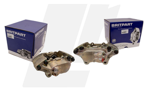 LRC10449 - Left & Right Front Brake Caliper Kit - Land Rover Defender with Solid Discs - Aftermarket and OEM options available