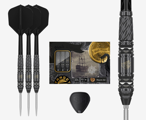 Black Marque Dragon G2 23g 90% Tungsten Swiss Point Steel Tip Dart