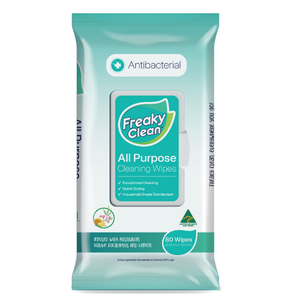Freaky Clean Antibacterial Wet Wipes 80pcs - 12 / CARTON