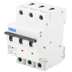 16A Triple Pole 15kA C Curve MCB