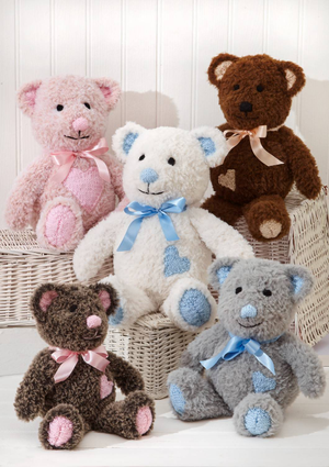 Teddy Bears in Various King Cole Yarn (9207)