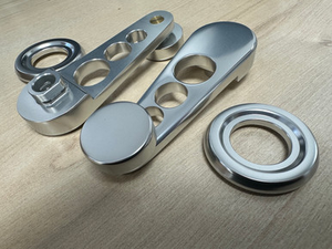LRC2879 - Retro Window Winder Handles for Land Rover Defender - in Aluminium - Fits from 1994