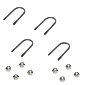 LRC1318 - Rear U Bolt and Nut Kit for Land Rover Series SWB