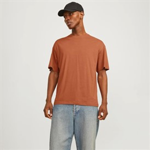 JACK & JONES Mens Bradley T-Shirt Mocha Bisque