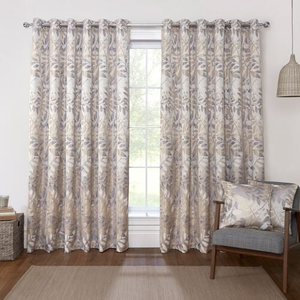 BLACKOUT & THERMAL LEAF NATURAL 66x72 Curtain