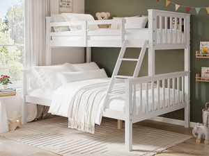 Flair Casey Detachable Triple Bunk Bed White