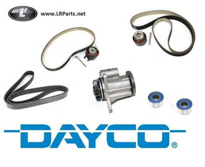 LRC1147 - Dayco Branded Full Timing Belts, Fan Belt and OEM Water Pump for TDV6 Range Rover Sport 2007-2009 and Discovery 3 - For EU3 2.7 TDV6 Engine