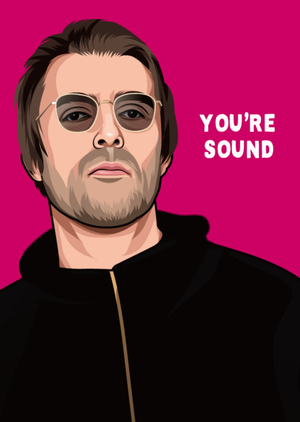 You're Sound Illustrated Valentine's Day Card