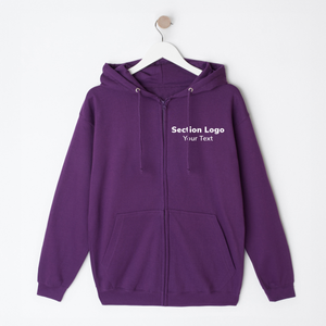 Personalised Zip-Up Hoodie - Adult-M-Green