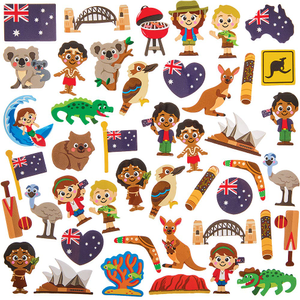Australië Schuimstickers