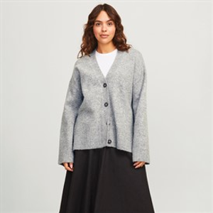 JJXX Womens Iris Cardigan Grey Melange