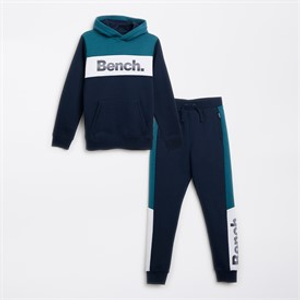 Bench Boys Marraf Colour Blocking Tracksuit Navy