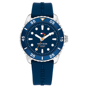 Tommy Hilfiger Blue Silicone Unisex Watch - 1720047