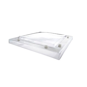 Mardome Reflex 1200x1200 Double Skin Clear Flat Roof Dome Only