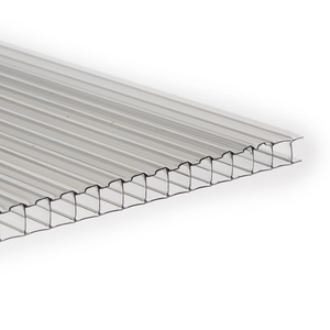 Storm Force 10mm Clear Twinwall Polycarbonate 3500 x 1400 Roof Sheet