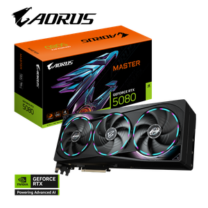 Gigabyte AORUS GeForce RTX 5080 MASTER 16G GDDR7 Graphics Card - GV-N5080AORUS M-16GD