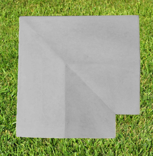 Grey Twice-Weathered Apex Corner Piece 220mm x 140mm x 30/40mm - Classical Creations