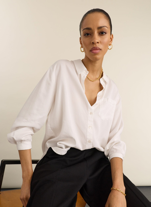 Martyna Relaxed Shirt - UK 10 | EU 36 | US 06 / Pure White