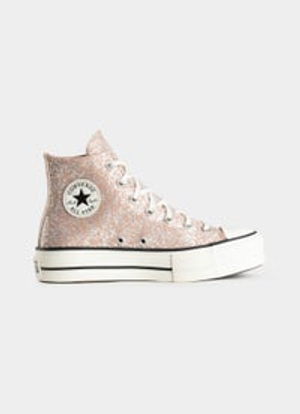 Converse Chuck Taylor Lift Shinefetti Hi Shoes - Womens