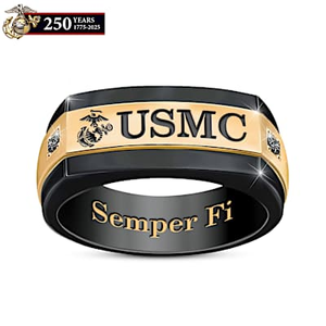 USMC Salute Ring Size 12
