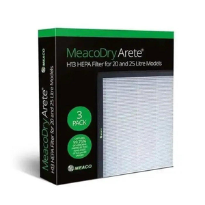 Meaco Arete 20L/25L Dehumidifier — H13 HEPA Filter (Pack of 3)