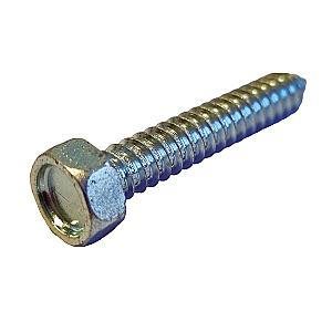 12 x 1/2" (5.5 x 13mm) Hexagon Head Self Tapper AB, Bright Zinc Plated, DIN 7976 C