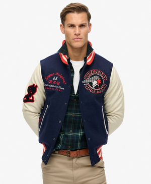 Varsity Patched Bomber